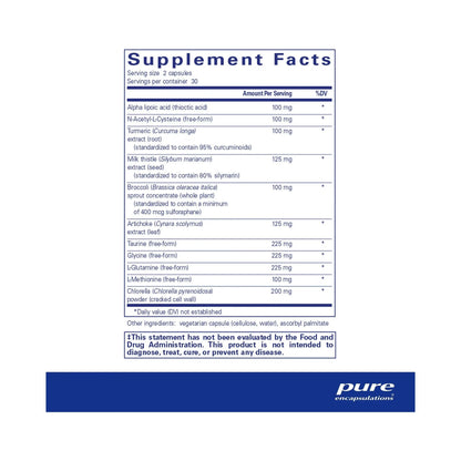 Pure Encapsulations Liver-G.I. Detox 60 Capsules