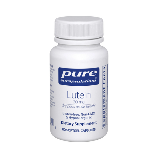 Pure Encapsulations Lutein 20mg 60 Capsules