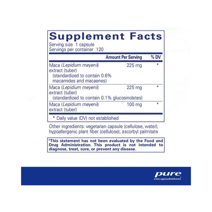 Pure Encapsulations Maca-3 120 Capsules