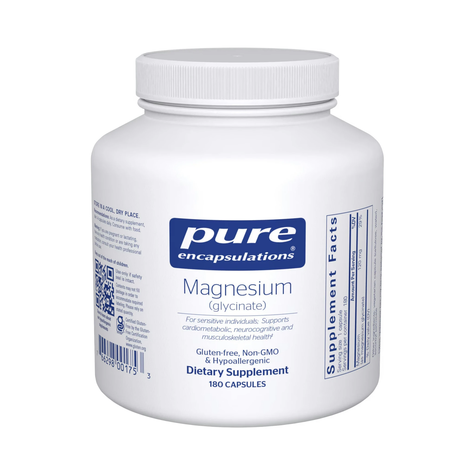 Pure Encapsulations Magnesium Glycinate 180 Capsules