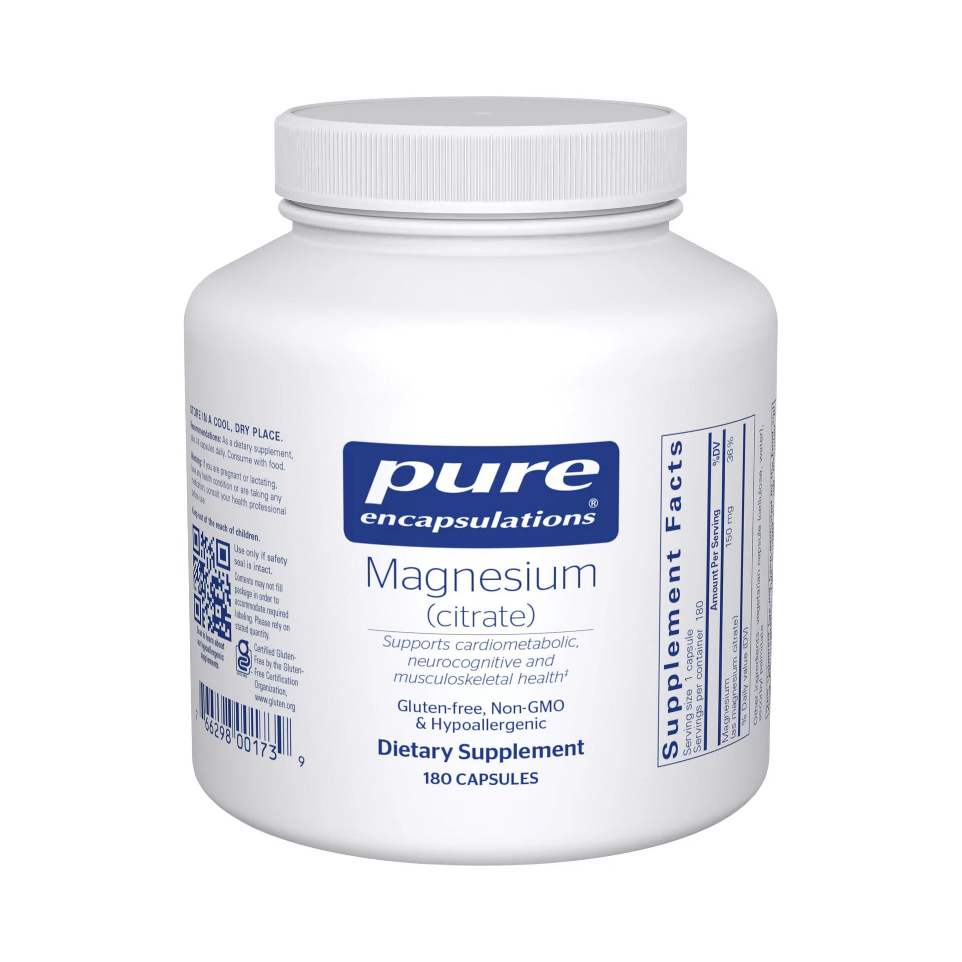 Pure Encapsulations Magnesium (citrate) 180 Capsules