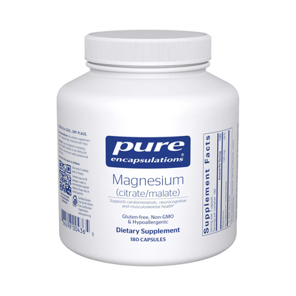Pure Encapsulations Magnesium (citrate/malate) 180 Capsules