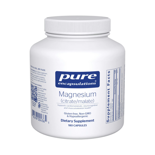Pure Encapsulations Magnesium (citrate/malate) 180 Capsules