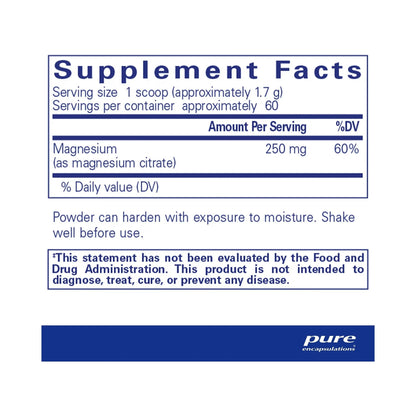 Pure Encapsulations Magnesium (powder) 108g