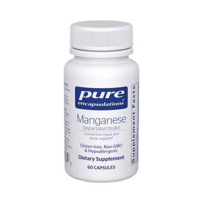 Pure Encapsulations Manganese (aspartate/citrate) 60 Capsules