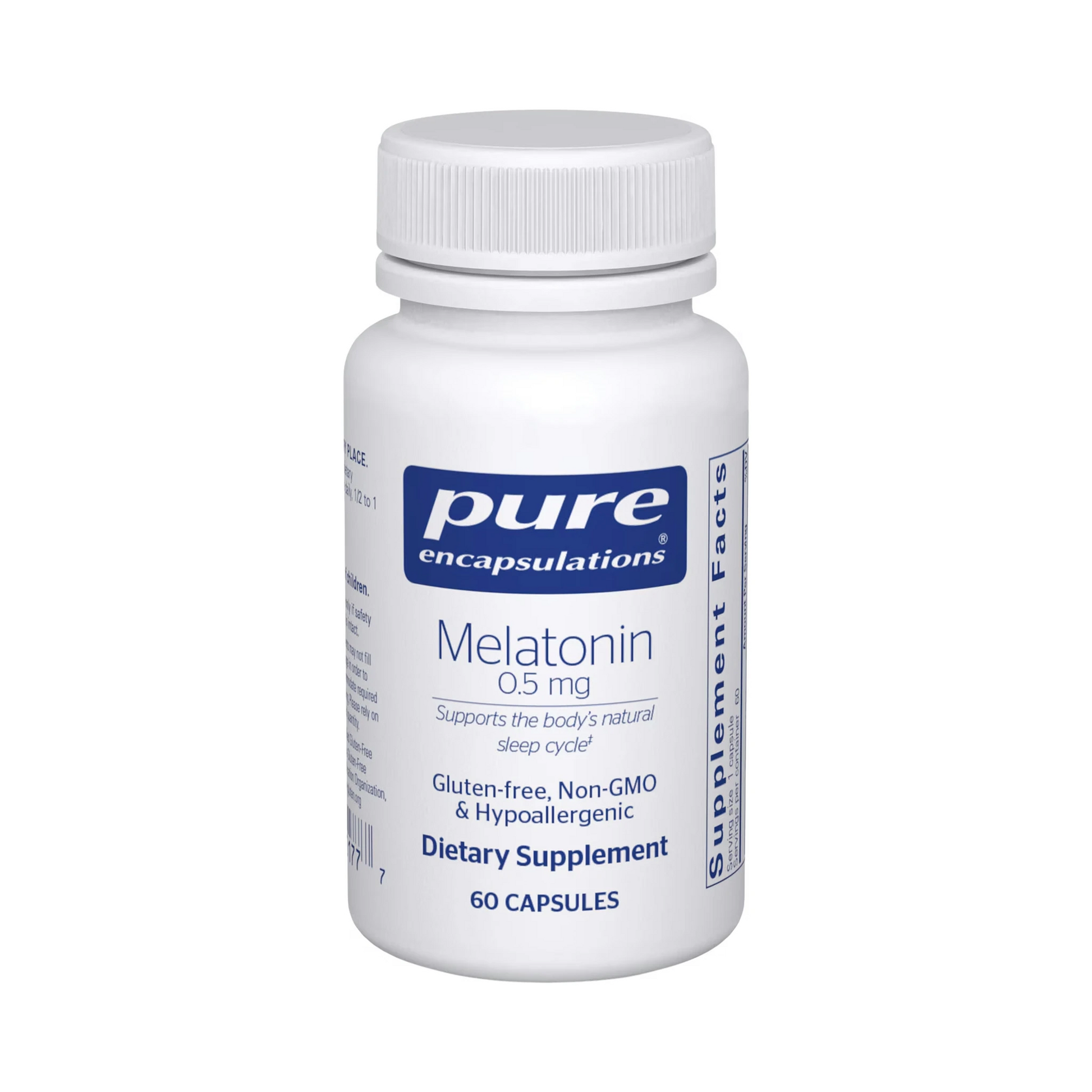 Pure Encapsulations Melatonin 0.5mg 60 Capsules