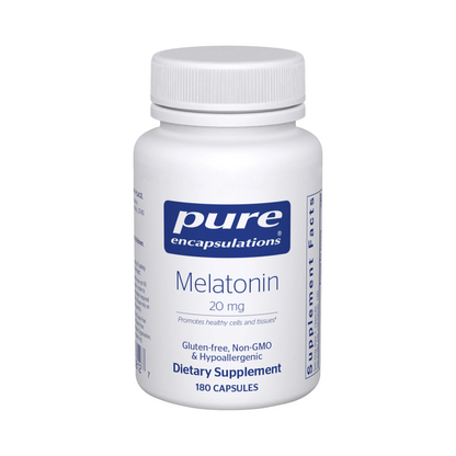 Pure Encapsulations Melatonin 20mg 180 Capsules
