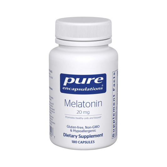 Pure Encapsulations Melatonin 20mg 180 Capsules