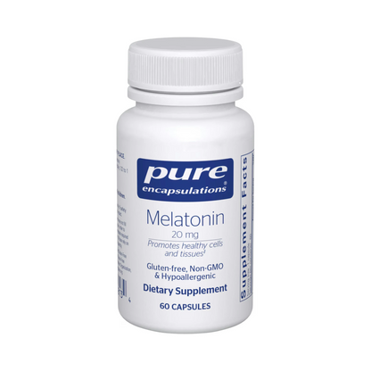 Pure Encapsulations Melatonin 20mg 60 Capsules