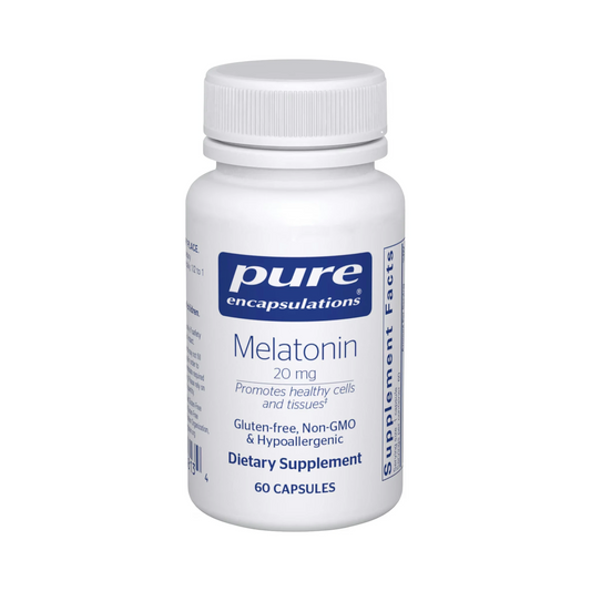 Pure Encapsulations Melatonin 20mg 60 Capsules