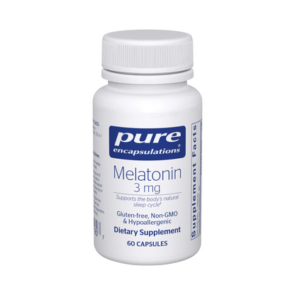 Pure Encapsulations Melatonin 3mg 60 Capsules