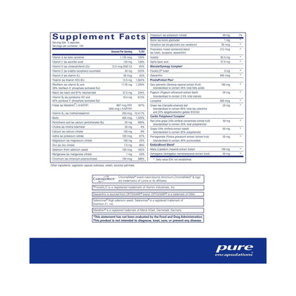 Pure Encapsulations Men's Nutrients 360 Capsules