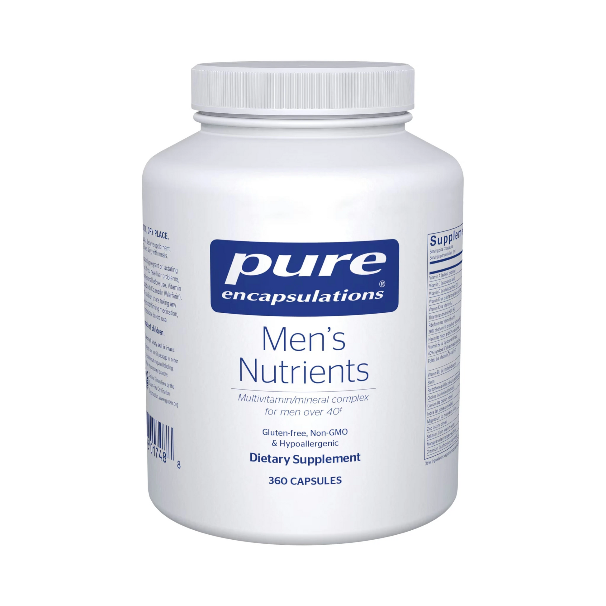 Pure Encapsulations Men's Nutrients 360 Capsules