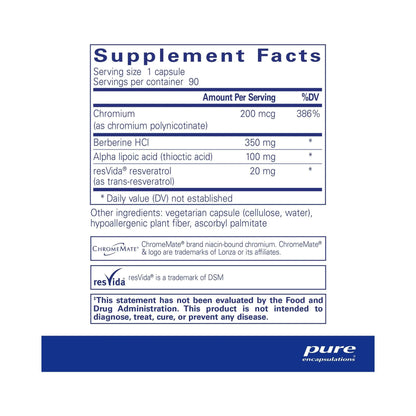 Pure Encapsulations Metabolic Xtra 90 Capsules