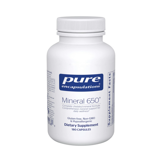 Pure Encapsulations Mineral 650 180 Capsules
