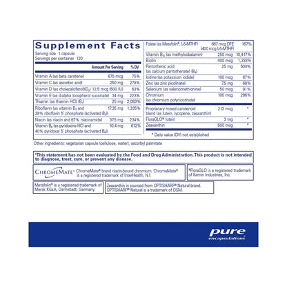 Pure Encapsulations Multi t/d 120 Capsules