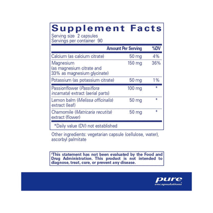 Pure Encapsulations Muscle Cramp/Tension Formula 180 Capsules