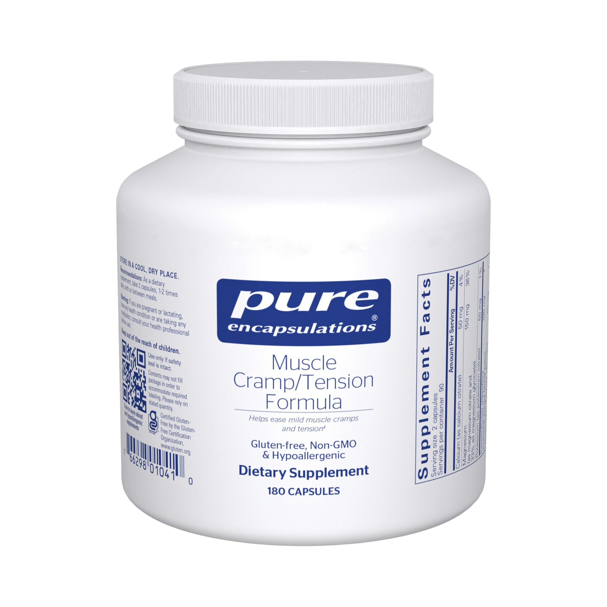 Pure Encapsulations Muscle Cramp/Tension Formula 180 Capsules