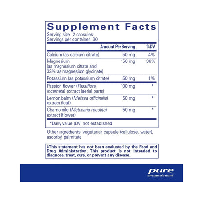 Pure Encapsulations Muscle Cramp/Tension Formula 60 Capsules