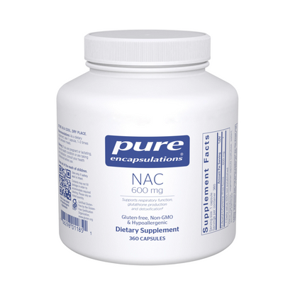 Pure Encapsulations NAC 600mg 360 Capsules