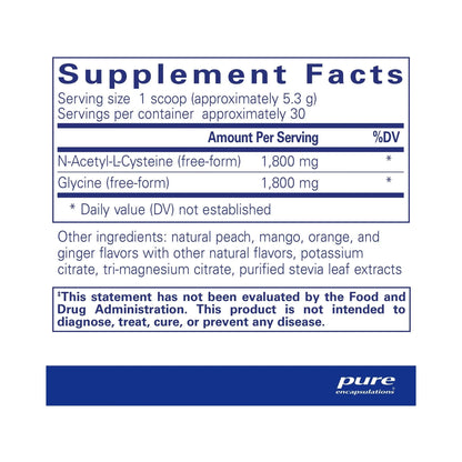Pure Encapsulations NAC + Glycine Powder 159g