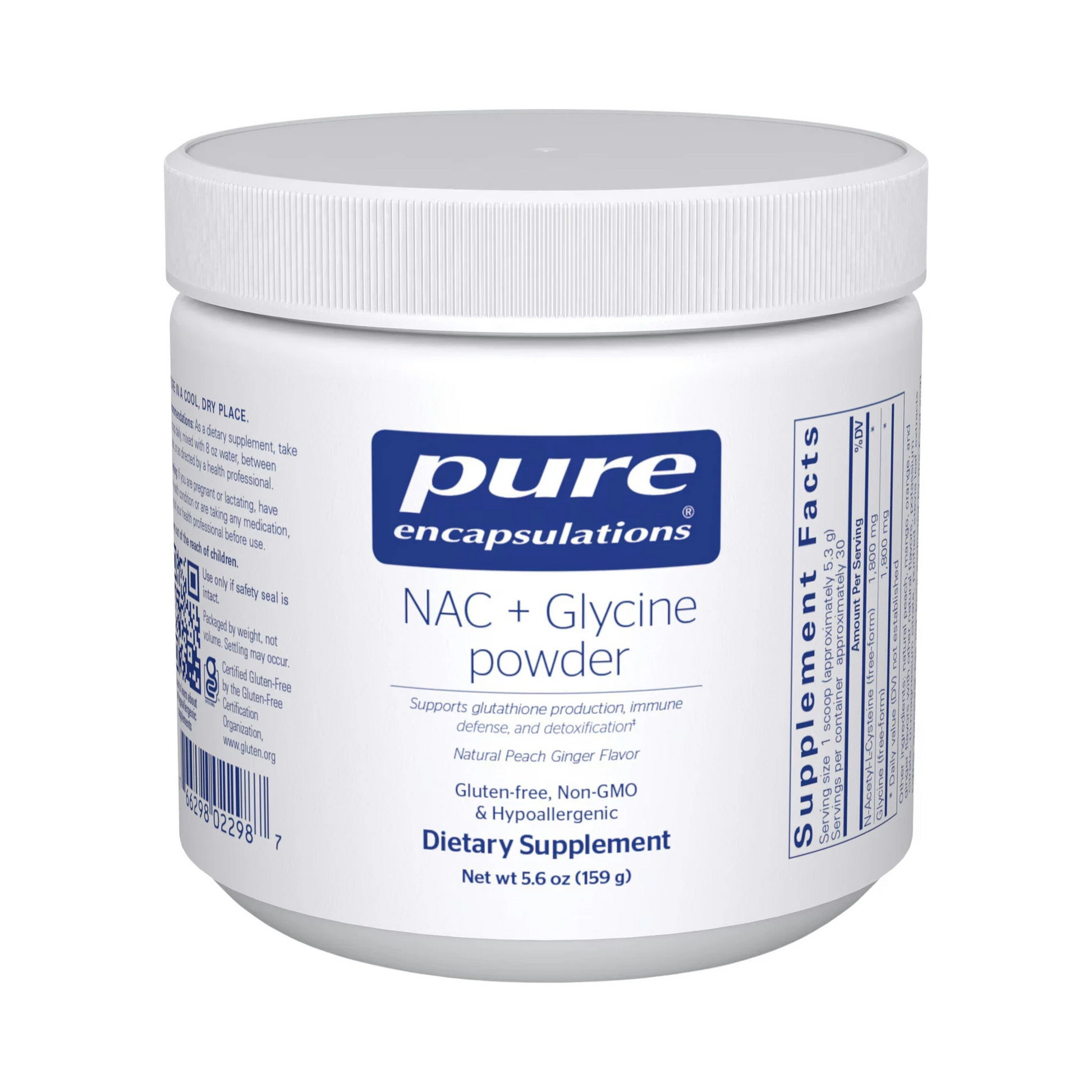 Pure Encapsulations NAC + Glycine Powder 159g
