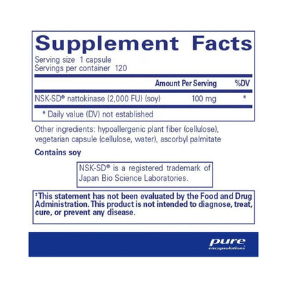 Pure Encapsulations NSK-SD 100mg 120 Capsules