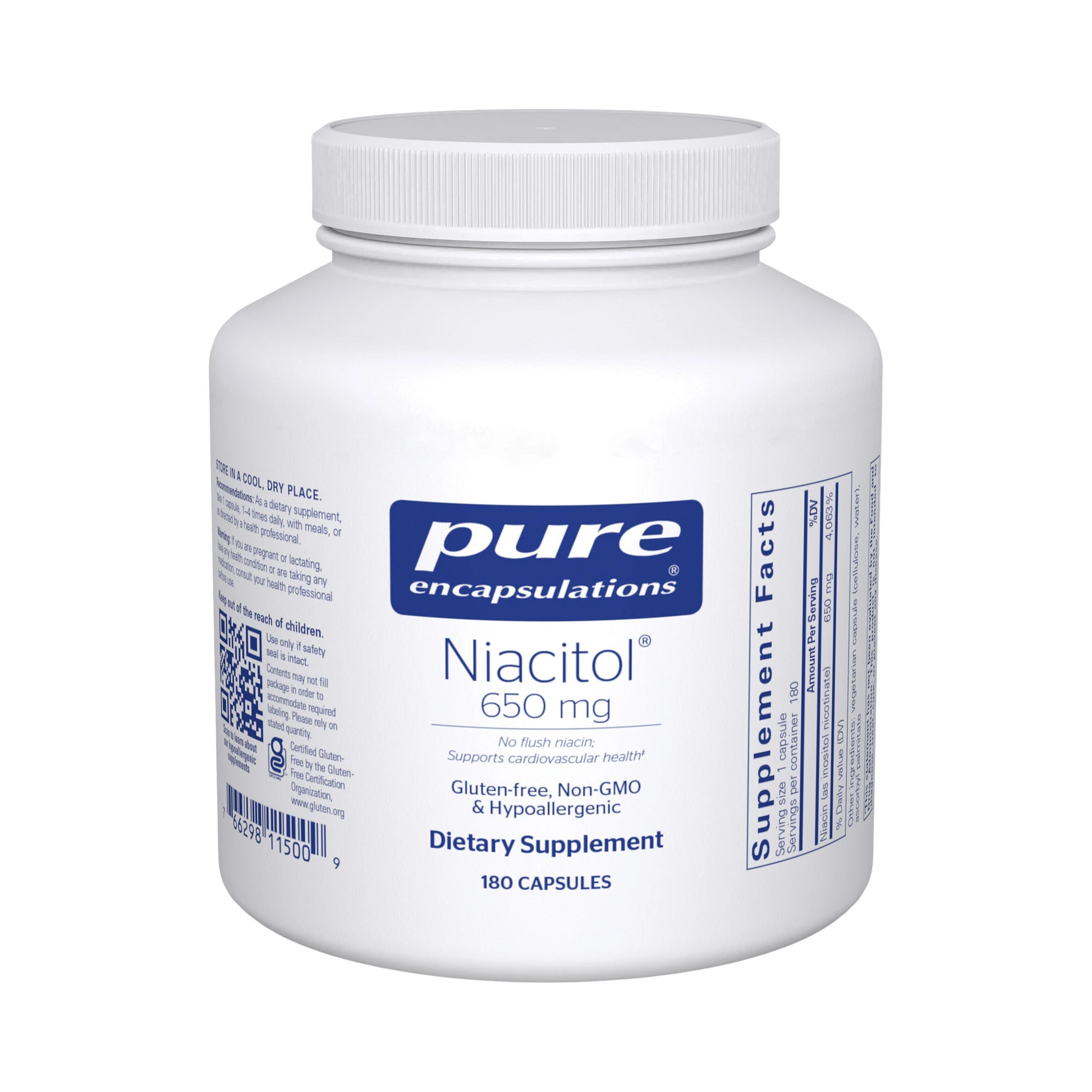 Pure Encapsulations Niacitol 650mg  180 Capsules