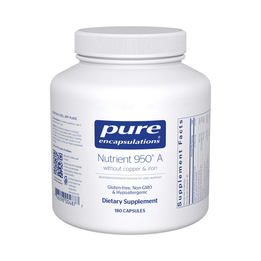Pure Encapsulations Nutrient 950 A without copper & iron 180 Capsules