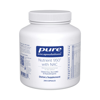 Pure Encapsulations Nutrient 950 with NAC 240 Capsules
