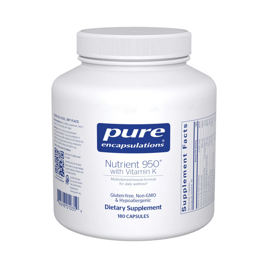 Pure Encapsulations Nutrient 950 with Vitamin K 180 Capsules