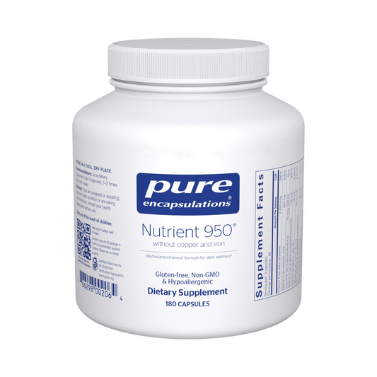 Pure Encapsulations Nutrient 950 without Copper & Iron 180 Capsules