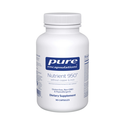 Pure Encapsulations Nutrient 950 without Copper & Iron 90 Capsules