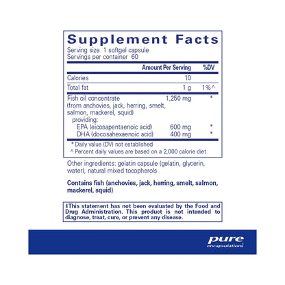 Pure Encapsulations O.N.E Omega 60 Capsules