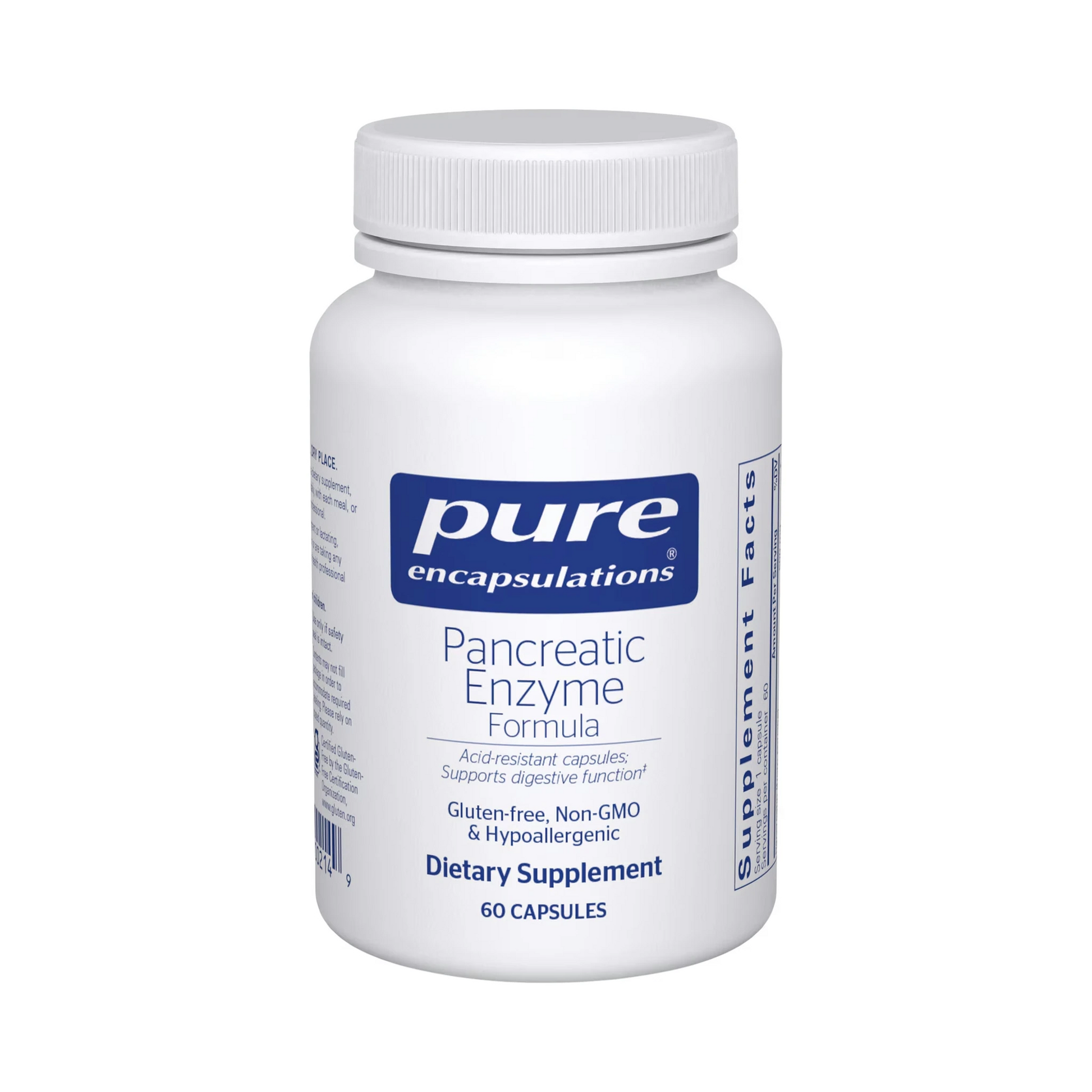 Pure Encapsulations Pancreatic Enzyme Formula 60 Capsules