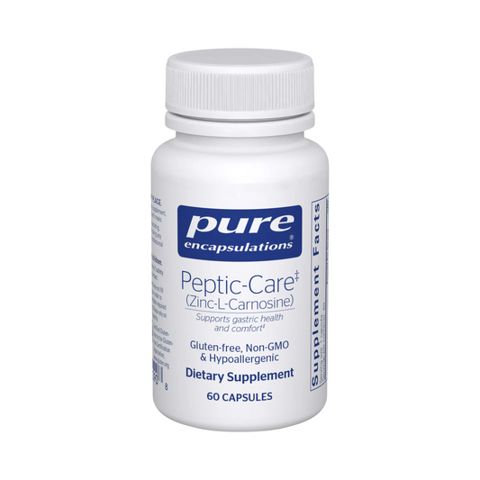 Pure Encapsulations Peptic-Care (Zinc-L-Carnosine) 60 Capsules