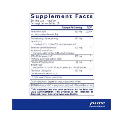Pure Encapsulations Phyto-ADR 60 Capsules