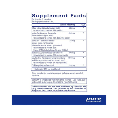 Pure Encapsulations Phyto UltraComfort 120 Capsules
