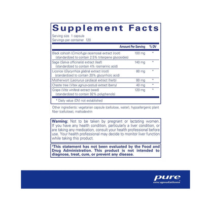 Pure Encapsulations PhytoBalance II 120 Capsules
