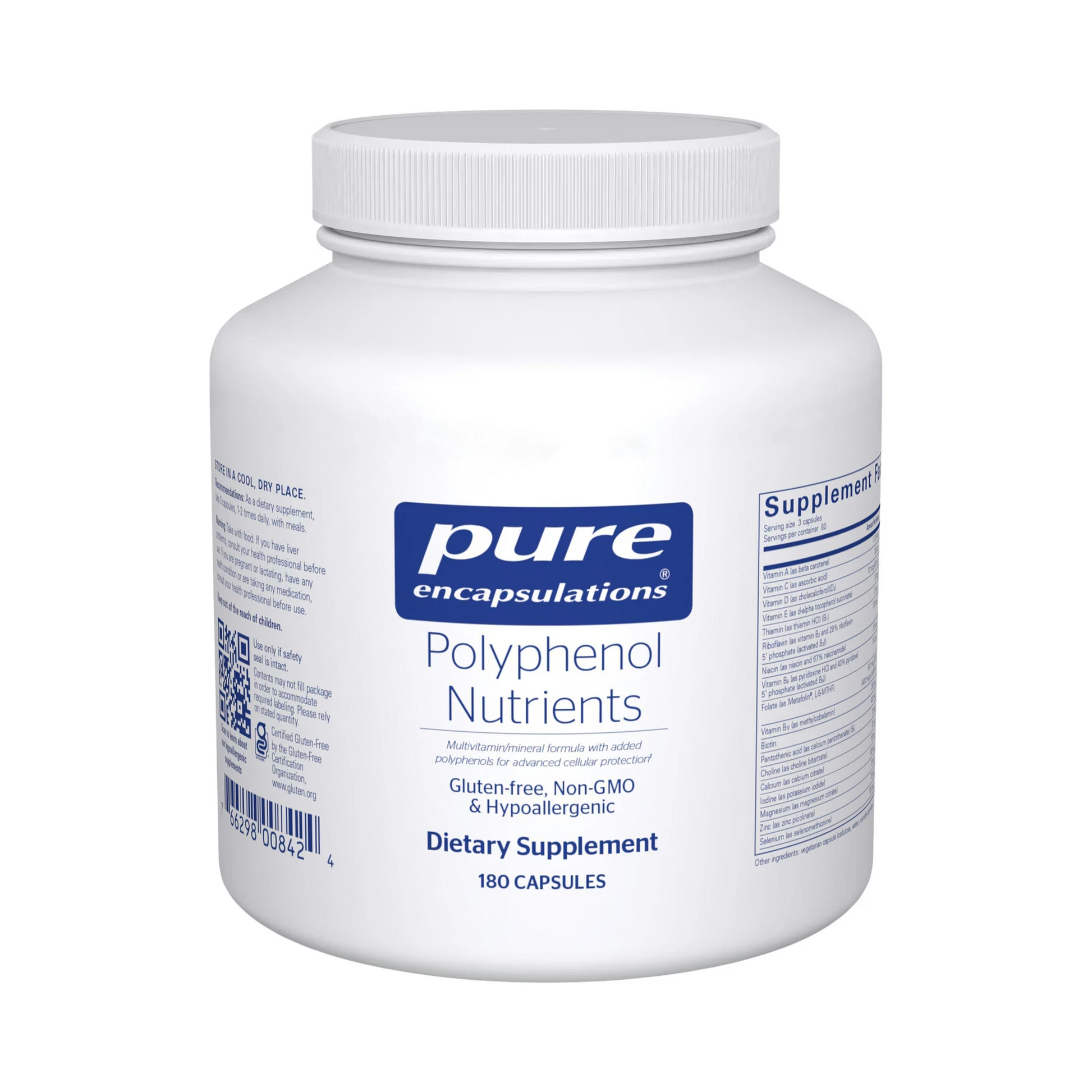 Pure Encapsulations Polyphenol Nutrients 180 Capsules