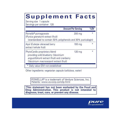 Pure Encapsulations Pomegranate Plus 120 Capsules