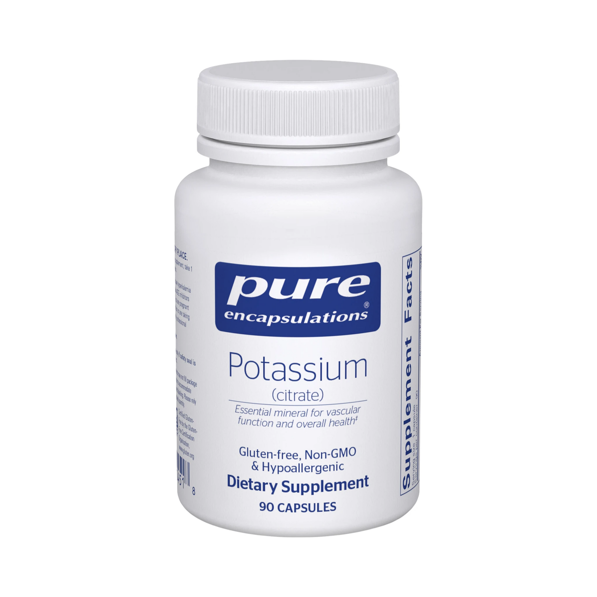 Pure Encapsulations Potassium (citrate) 90 Capsules