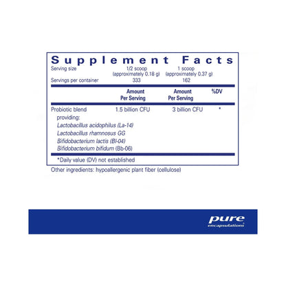 Pure Encapsulations Probiotic 123 60g
