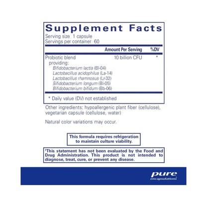 Pure Encapsulations Probiotic-5 60 Capsules