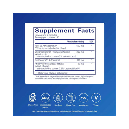Pure Encapsulations Pure Sleep 60 Capsules