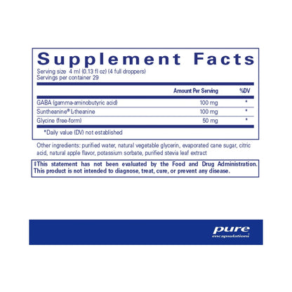 Pure Encapsulations Pure Tranquility liquid 116mL