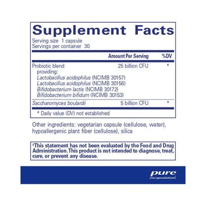 Pure Encapsulations PureBi Ome Intensive 30 Capsules