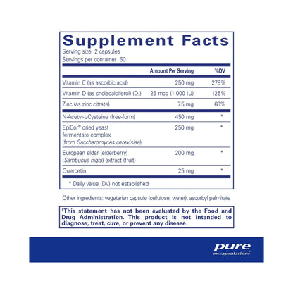 Pure Encapsulations PureDefense w/NAC 120 Capsules