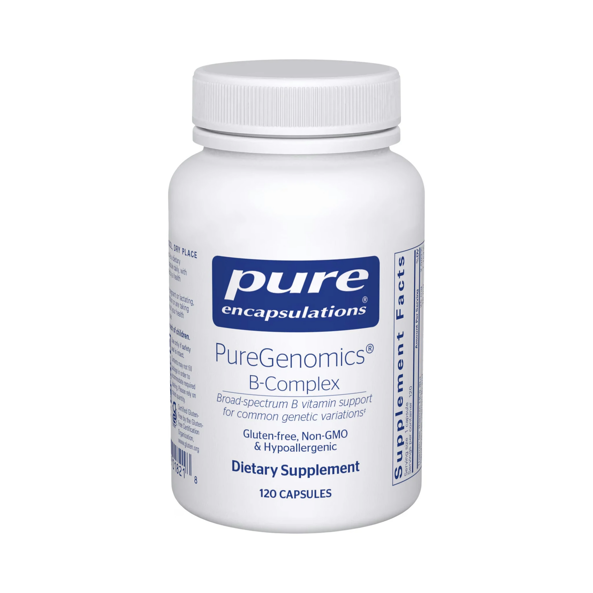 Pure Encapsulations PureGenomics B-Complex 120 Capsules