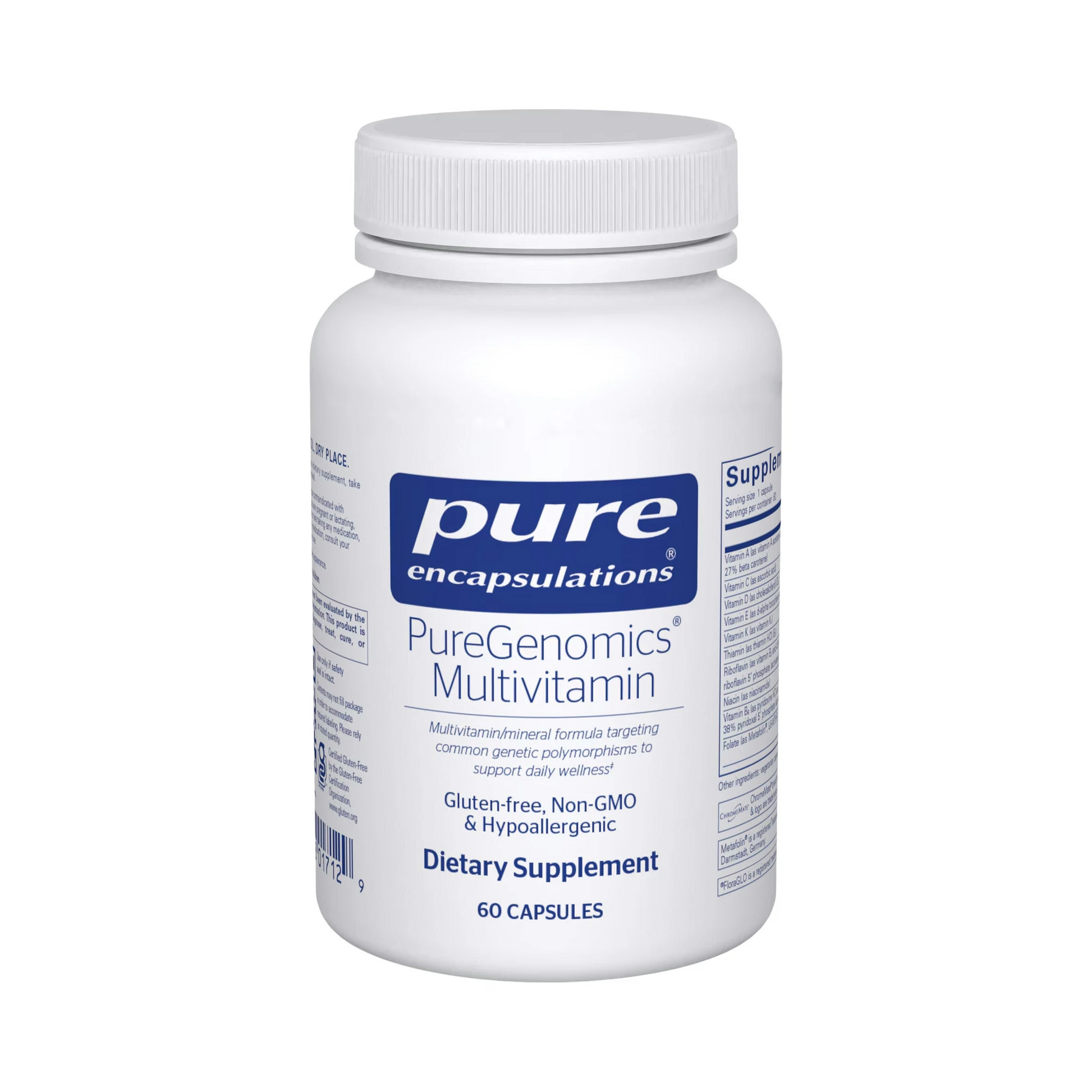 Pure Encapsulations PureGenomics Multivitamin 60 Capsules
